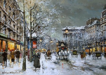 パリ Painting - AB boulevard de la Madeleine 5 パリジャン